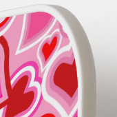 Liefde hart pickleball paddle (Links Detail)