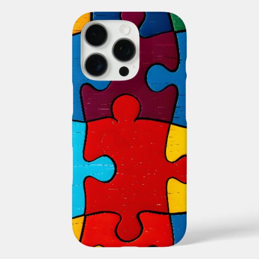 Liefde Hart Puzzel Acceptatie Autisme Bewustzijn Case-Mate iPhone Case (Achterkant)