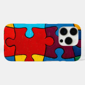 Liefde Hart Puzzel Acceptatie Autisme Bewustzijn Case-Mate iPhone Case (Achterkant (horizontaal))