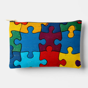 Liefde Hart Puzzel Acceptatie Autisme Bewustzijn Etui