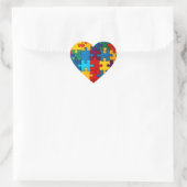 Liefde Hart Puzzel Acceptatie Autisme Bewustzijn Sticker (Tas)