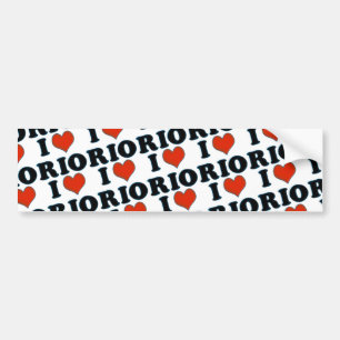 liefde / hart Rio de Janeiro Bumpersticker