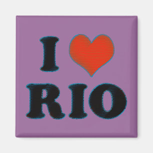 liefde / hart Rio de Janeiro Magneet