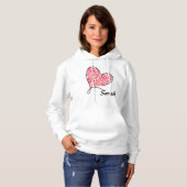Liefde Hart & Rozen Maatwerk Hoodie (Voorkant volledig)
