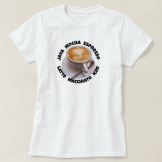 Liefde Hart San Francisco Cappuccino Koffie Kop Mo T-shirt