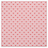 Liefde hart schaakbord stof (Swatch)