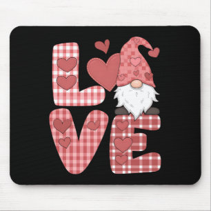 Liefde Hart Schattig Gnome Valentijnsdag Muismat