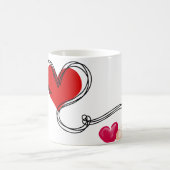 Liefde Hart Schattig  Koffiemok (Center)