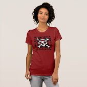 Liefde hart schedel t-shirt (Voorkant volledig)