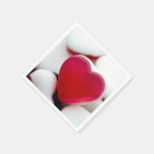 Liefde hart snoep Cocktail papier servetten (Hoek)