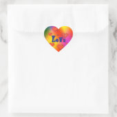 Liefde Hart Sticker (Tas)