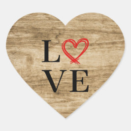 Liefde. Hart Sticker