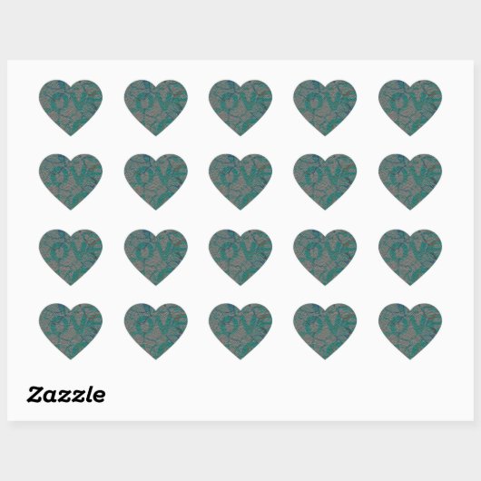 Liefde Hart Sticker (Vel)