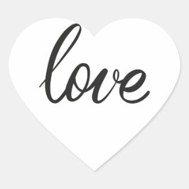 Liefde hart sticker