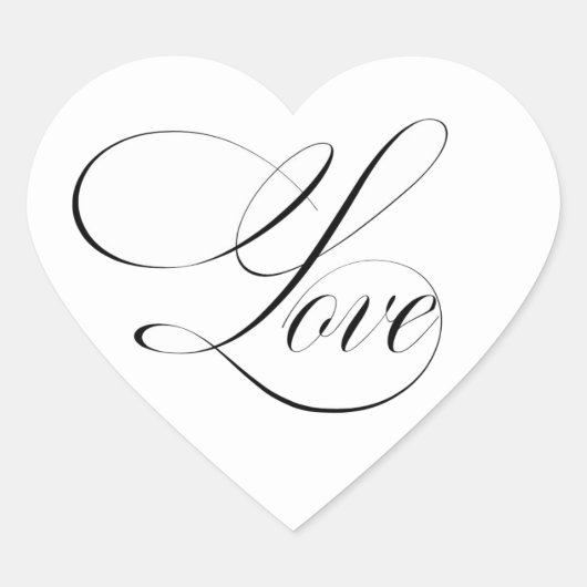 Liefde hart stickers (Voorkant)