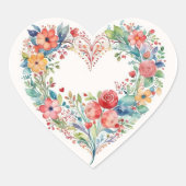 Liefde hart stickers (Voorkant)