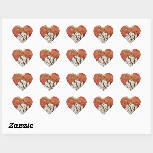 Liefde hart stickers (Vel)