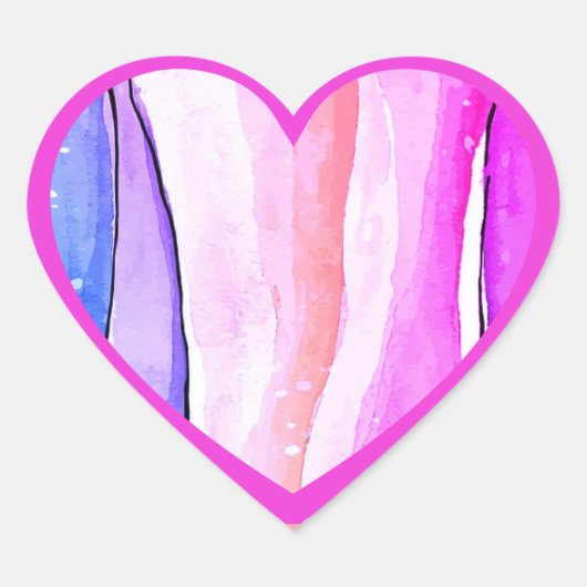 Liefde hart stickers (Voorkant)