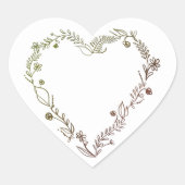 Liefde hart stickers (Voorkant)