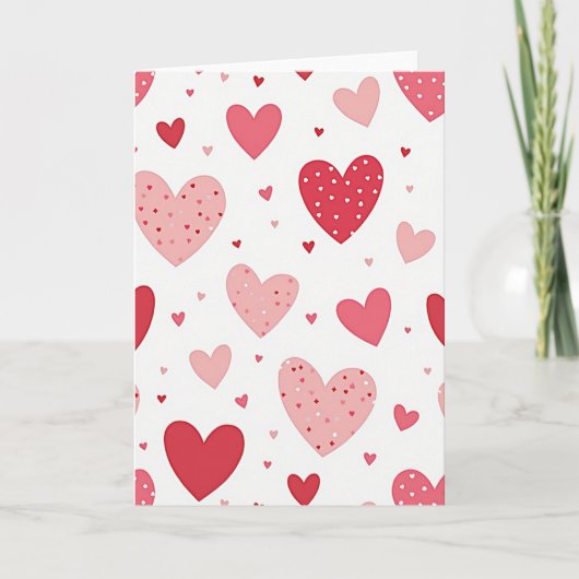 Liefde Hart Stippenkaart Kaart (Voorkant)