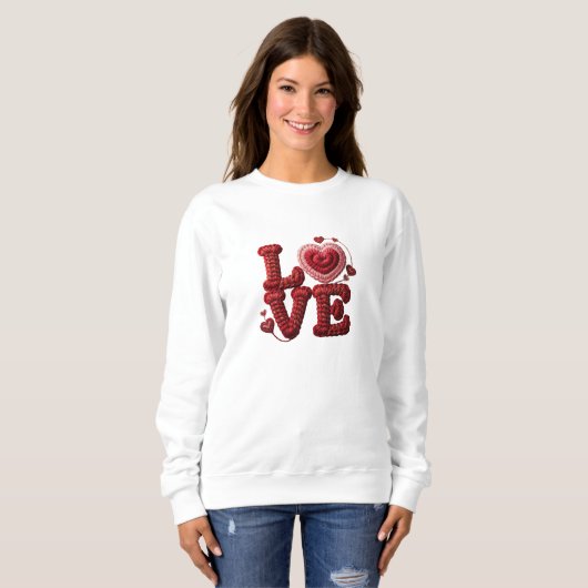 Liefde Hart Sweatshirt (Voorkant volledig)