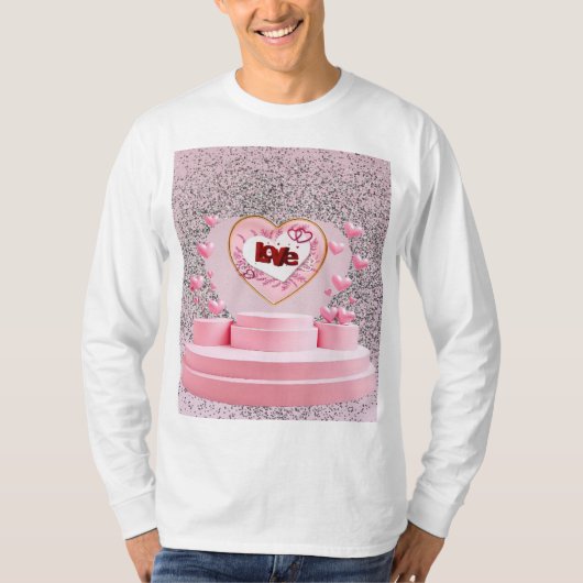 Liefde hart t-shirt (Voorkant)