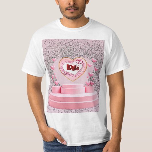 Liefde hart t-shirt (Voorkant)