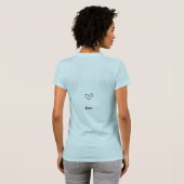 liefde , hart t-shirt (Achterkant volledig)