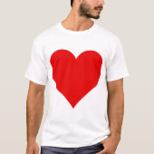 Liefde - hart t-shirt (Voorkant)
