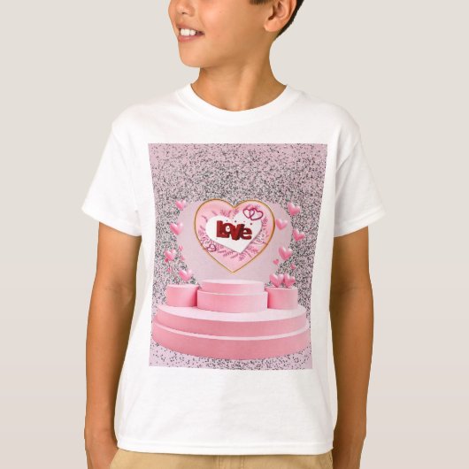 Liefde hart t-shirt (Voorkant)