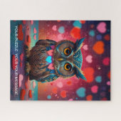 Liefde Hart Uil Legpuzzel (Horizontaal)