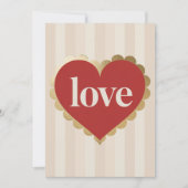 Liefde Hart Valentijnsdag  Kaart (Voorkant)