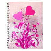 Liefde Hart Vormt Boom-25053 Notitieboek (Voorkant)