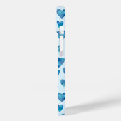 Liefde hart waterverf blauw Case-Mate iPhone case (Achterkant / Links)