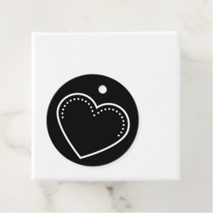 Liefde Hart Wit Valentijnsdag Bedankjes Labels