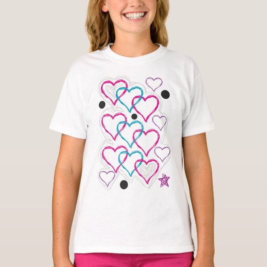 Liefde hartedles t-shirt (Voorkant)