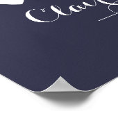 liefde harten bruiloft ondertekening gastboek mari poster (Hoek)