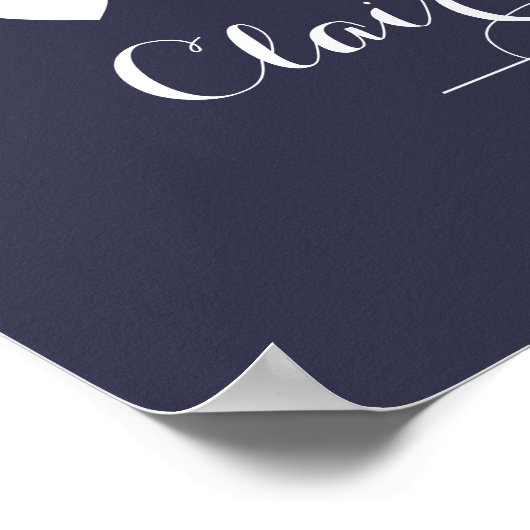 liefde harten bruiloft ondertekening gastboek mari poster (Hoek)