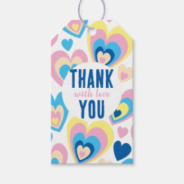 Liefde harten. cadeaulabel