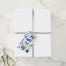 Liefde harten. cadeaulabel