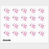 Liefde harten hart sticker (Vel)