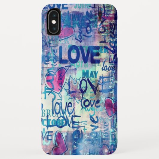 Liefde, HARTEN, patroon Case-Mate iPhone Hoesje (Achterkant)