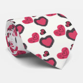 Liefde harten stropdas (Opgerold)