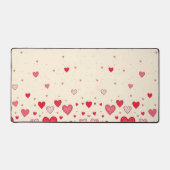 Liefde, Harten, Valentijns, Trouwen - Desk Mat (Voorkant)