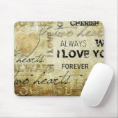  liefde hartkunst muismat (Met muis)