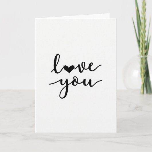 Liefde Hartpatroon Kaart voor Jou (Voorkant)