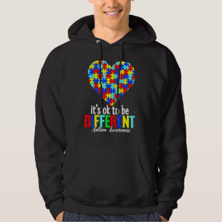 Liefde hartpuzzel Het is oké om een ander autisme  Hoodie