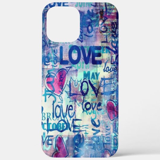Liefde, HARTS, Hoesje-Mate iPhone Case (Achterkant)