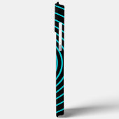 Liefde hartslag cirkels Uw kleuren - Turquoise Case-Mate iPhone Case (Achterkant / Links)