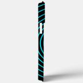Liefde hartslag cirkels Uw kleuren - Turquoise Case-Mate iPhone Case (Achterkant / Rechts)